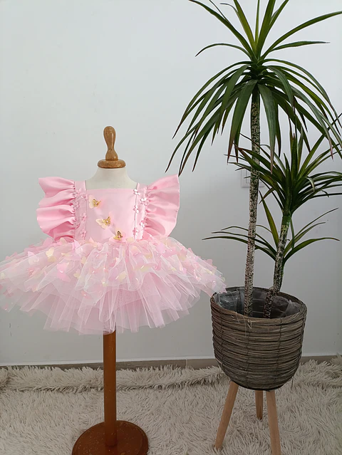 Vestido jardim - Borboletas