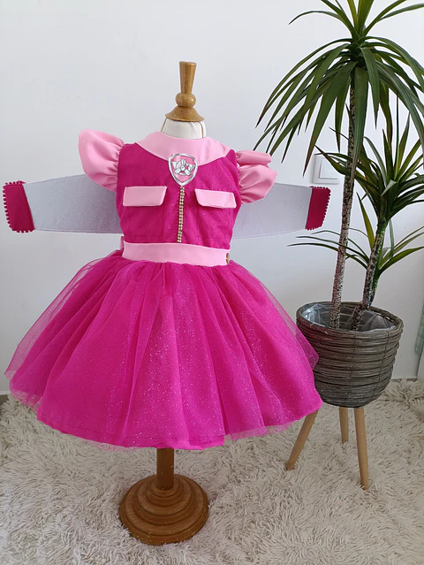 Vestido Skye Patrulha Canina 