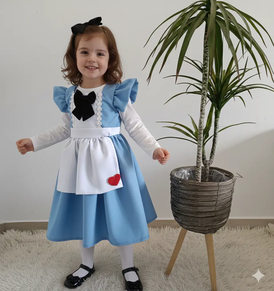 Vestido Alice no país das maravilhas  1