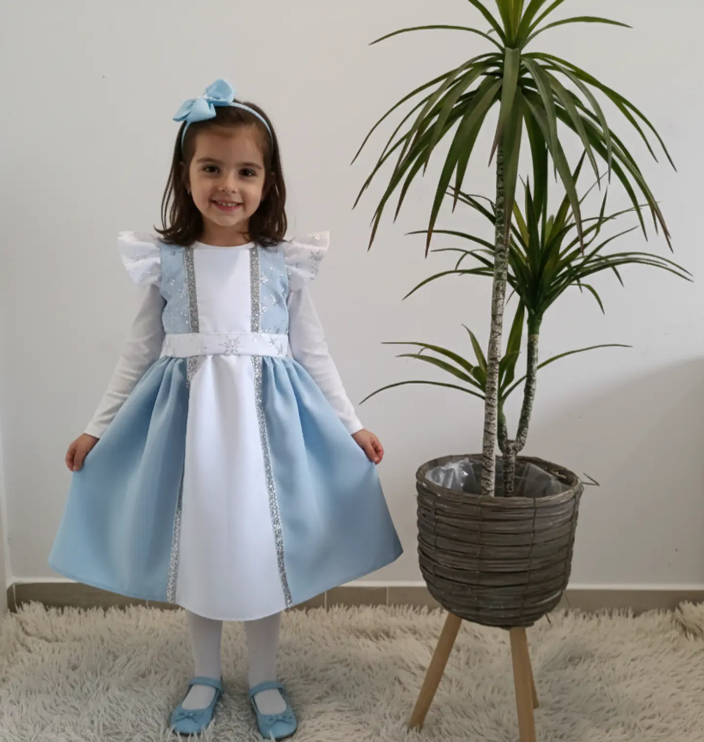 Vestido Elsa Frozen  1