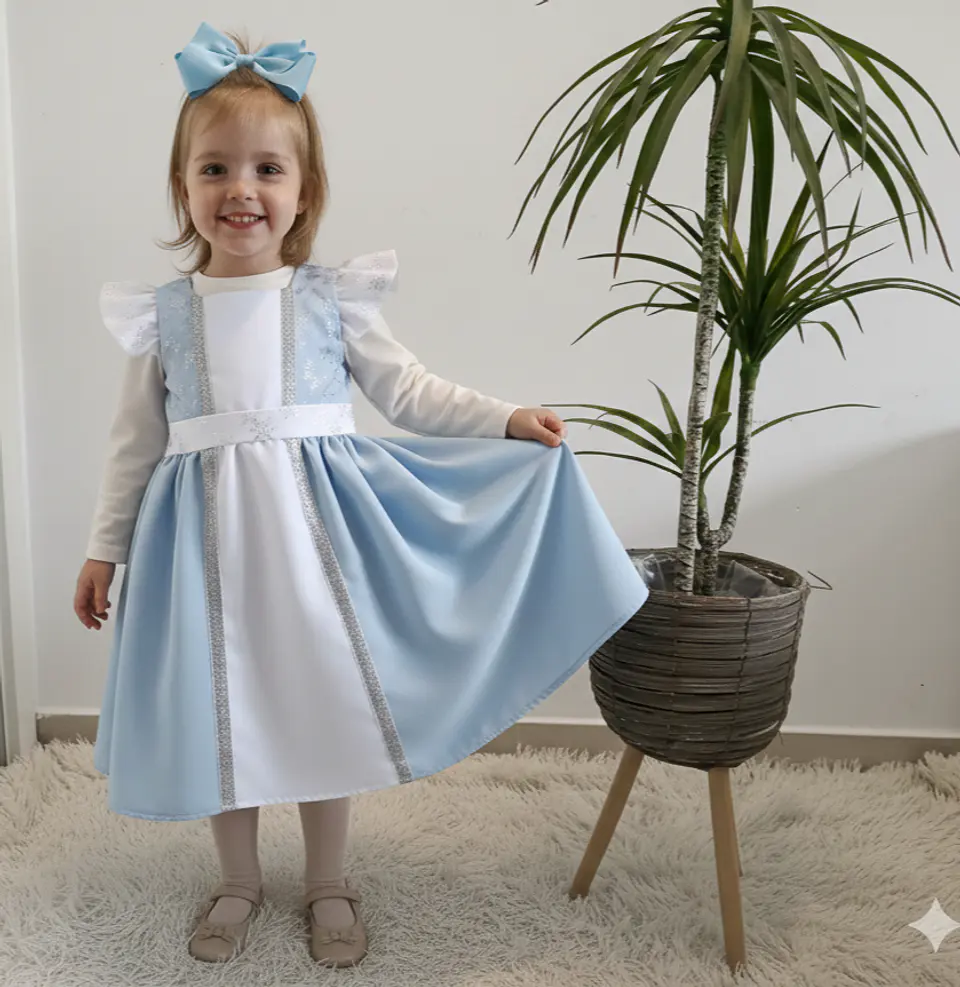 Vestido Elsa Frozen  2