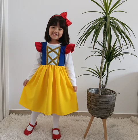 Vestido Branca de Neve 