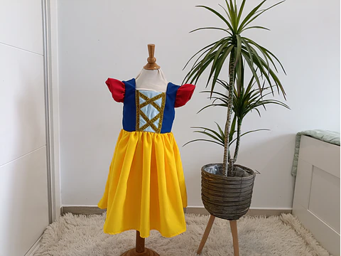 Vestido Branca de Neve 