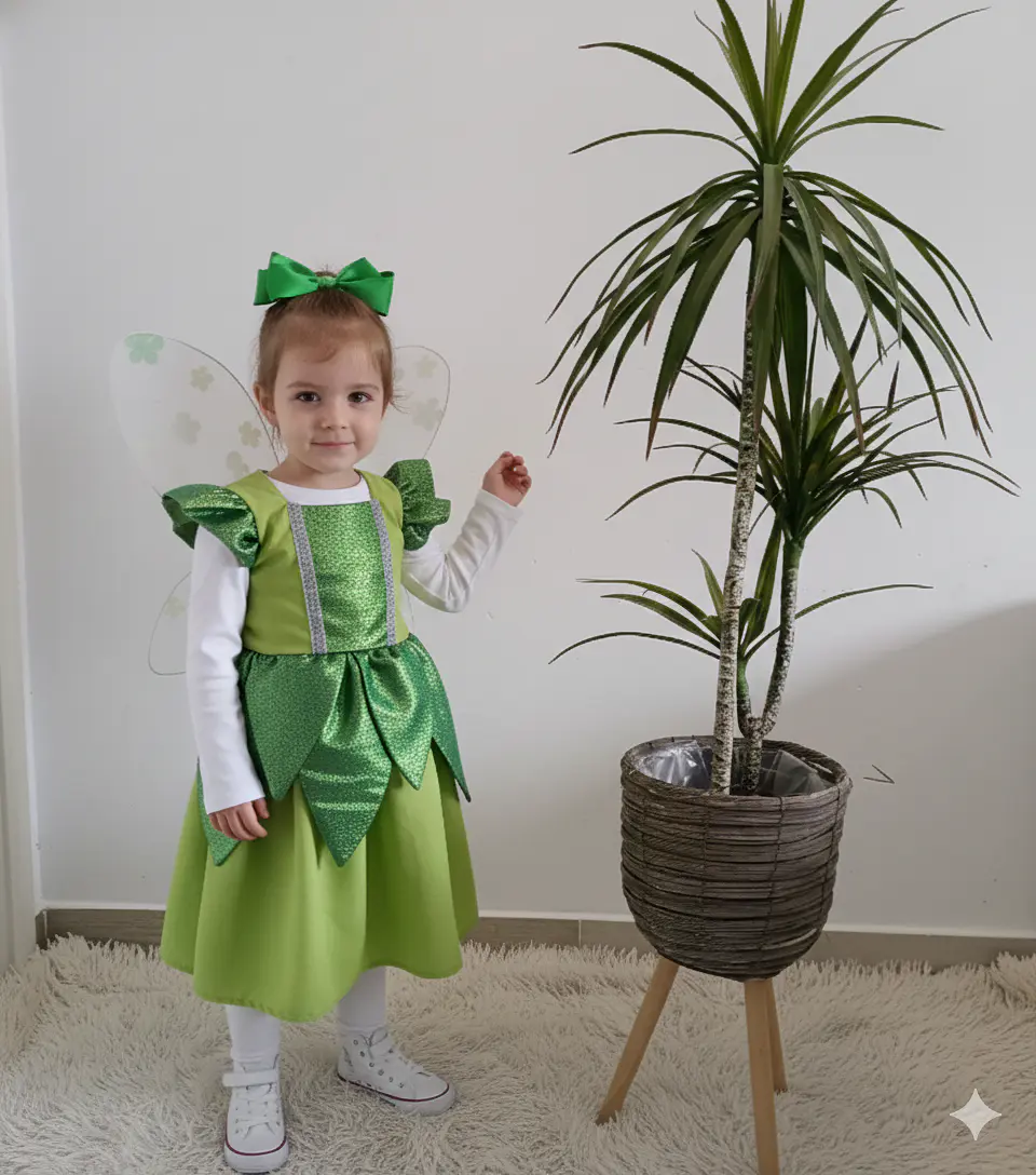 Vestido tinkerbell 1