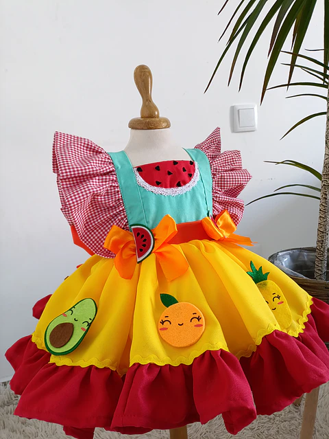 Vestido Frutinhas 