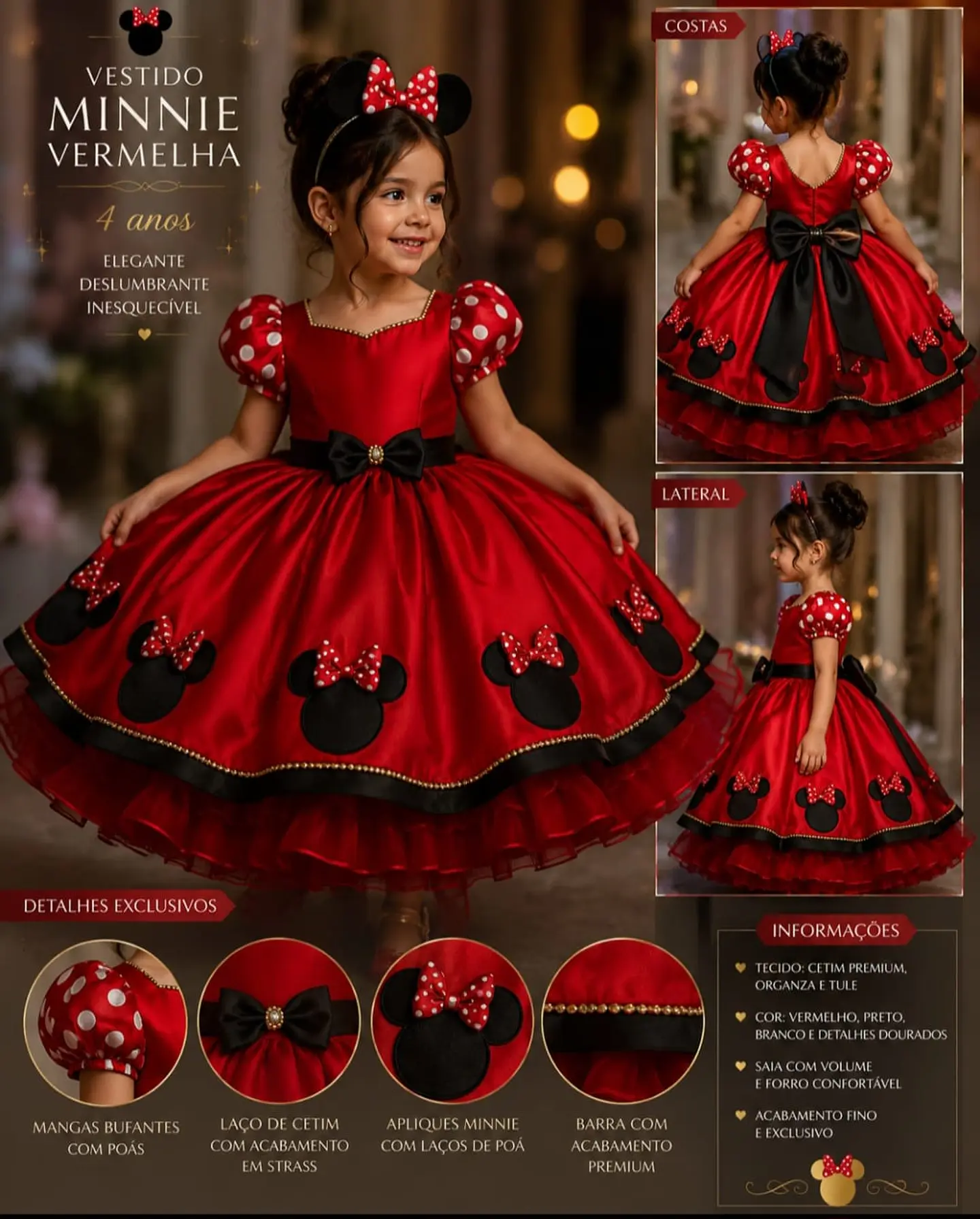 Vestido Minnie  1