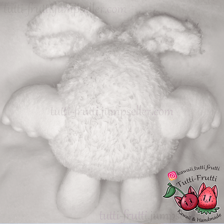 Peluche Mothman BLANCO 3