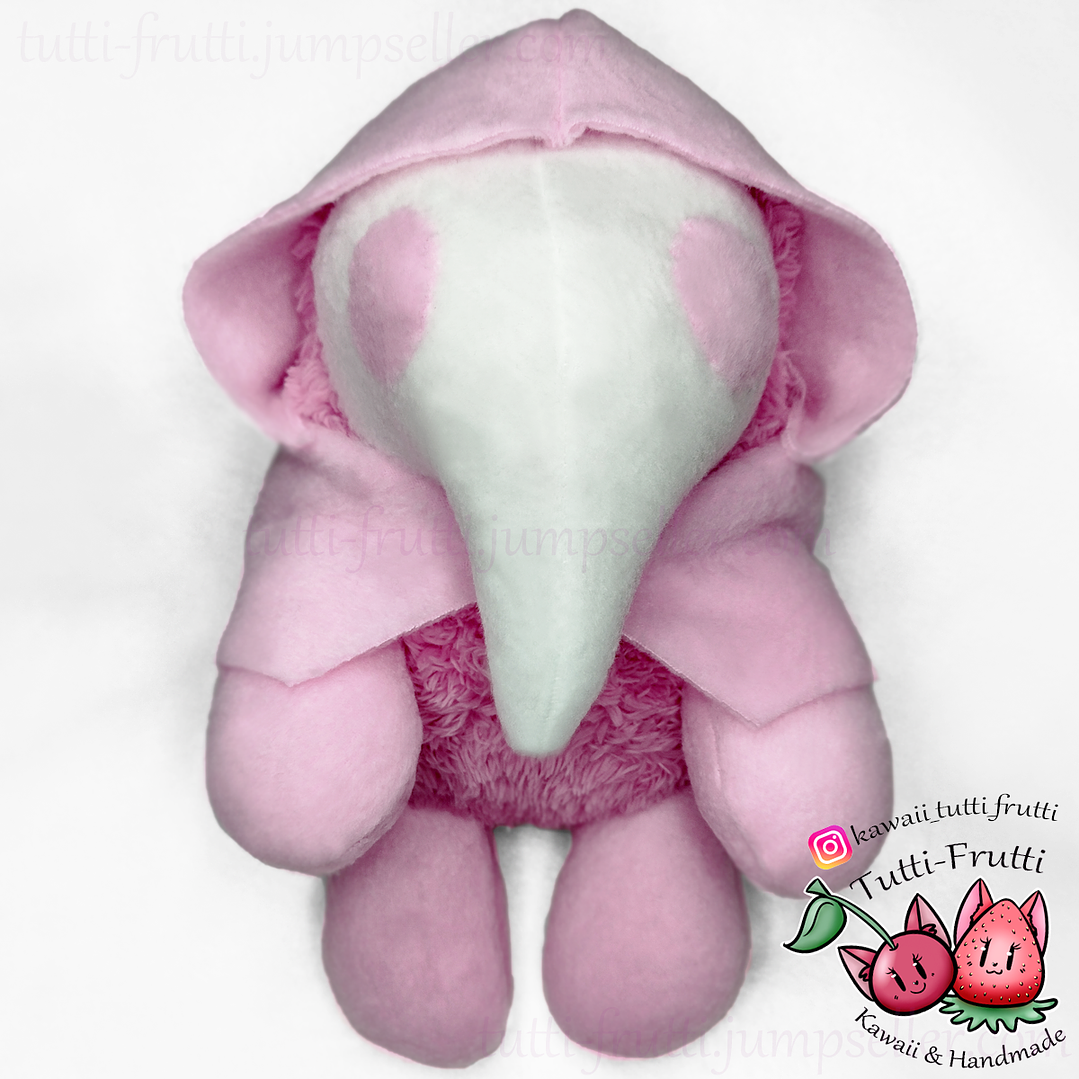 Peluche de Médico de la Peste COLOR ROSADO 1