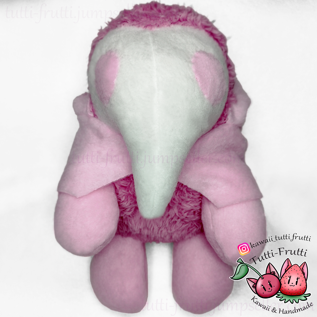 Peluche de Médico de la Peste COLOR ROSADO 2
