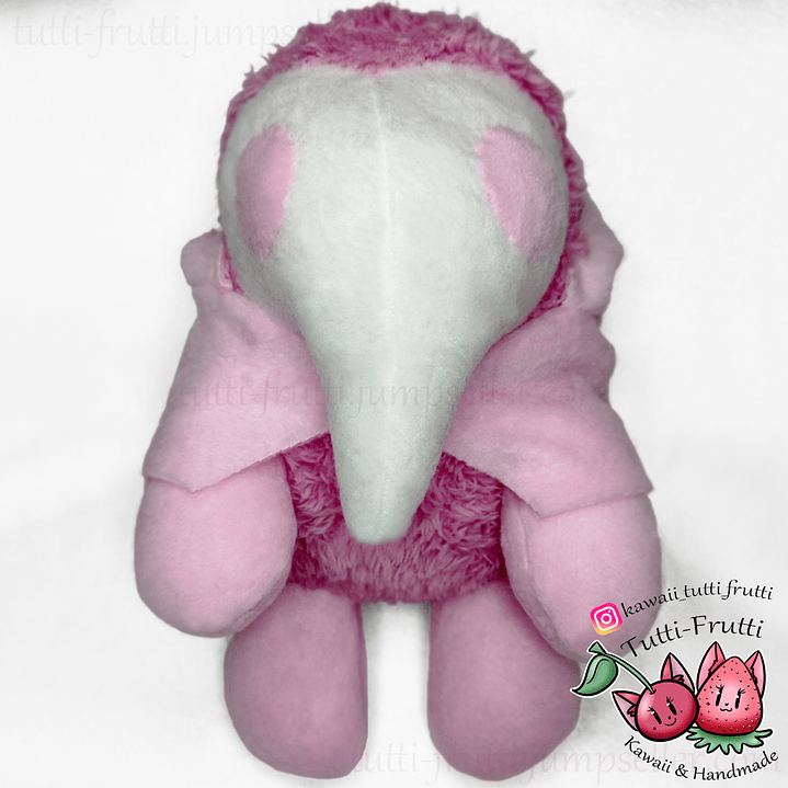 Peluche de Médico de la Peste COLOR ROSADO 2