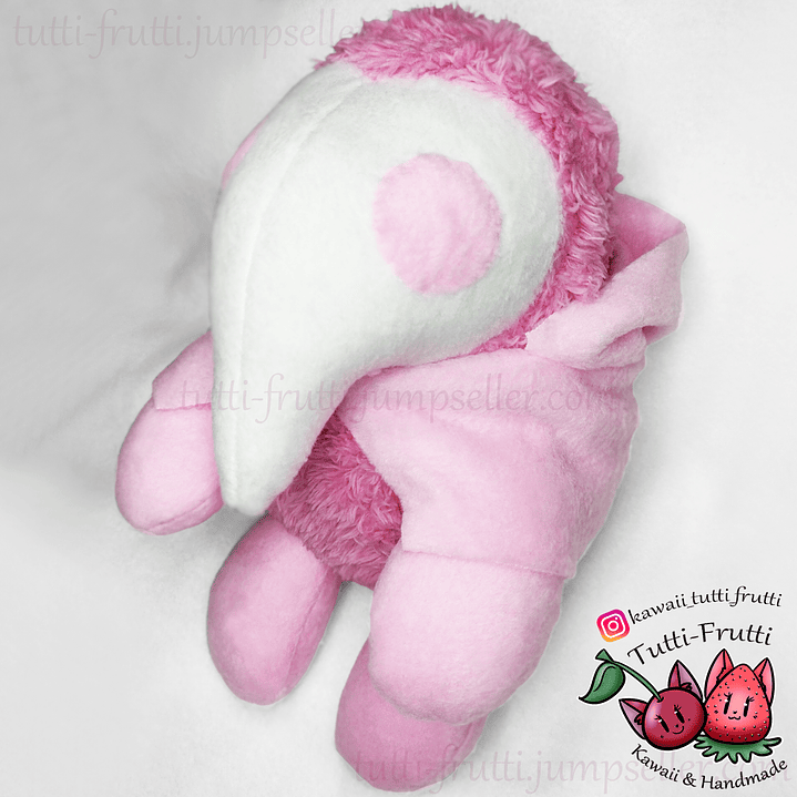 Peluche de Médico de la Peste COLOR ROSADO 4