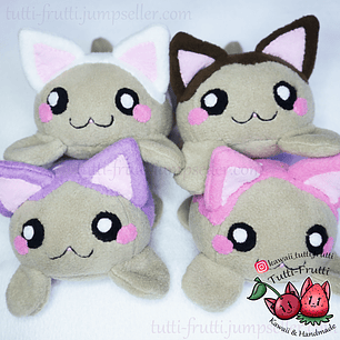 Peluche Gatito Kawaii Estilo Pastel