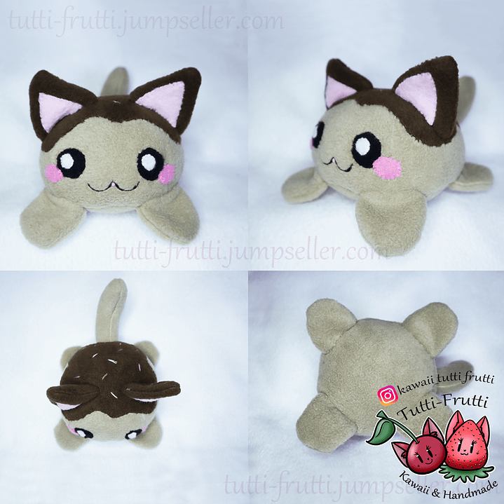 Peluche Gatito Kawaii Estilo Pastel 3