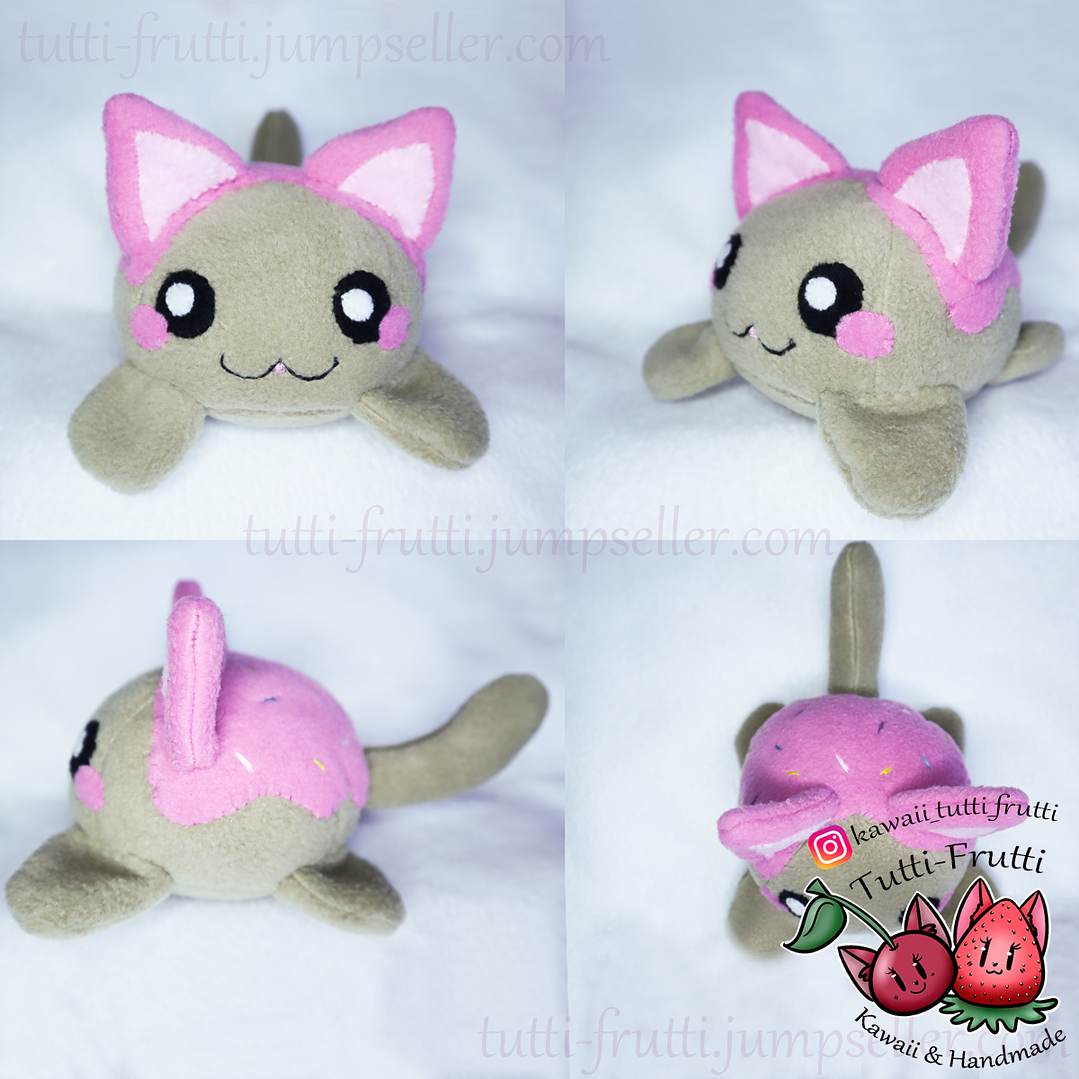 Peluche Gatito Kawaii Estilo Pastel 6