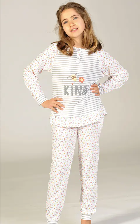 Pijama de criança "Bee Kind"