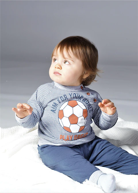 Pijama de bebé SARI 100% algodão