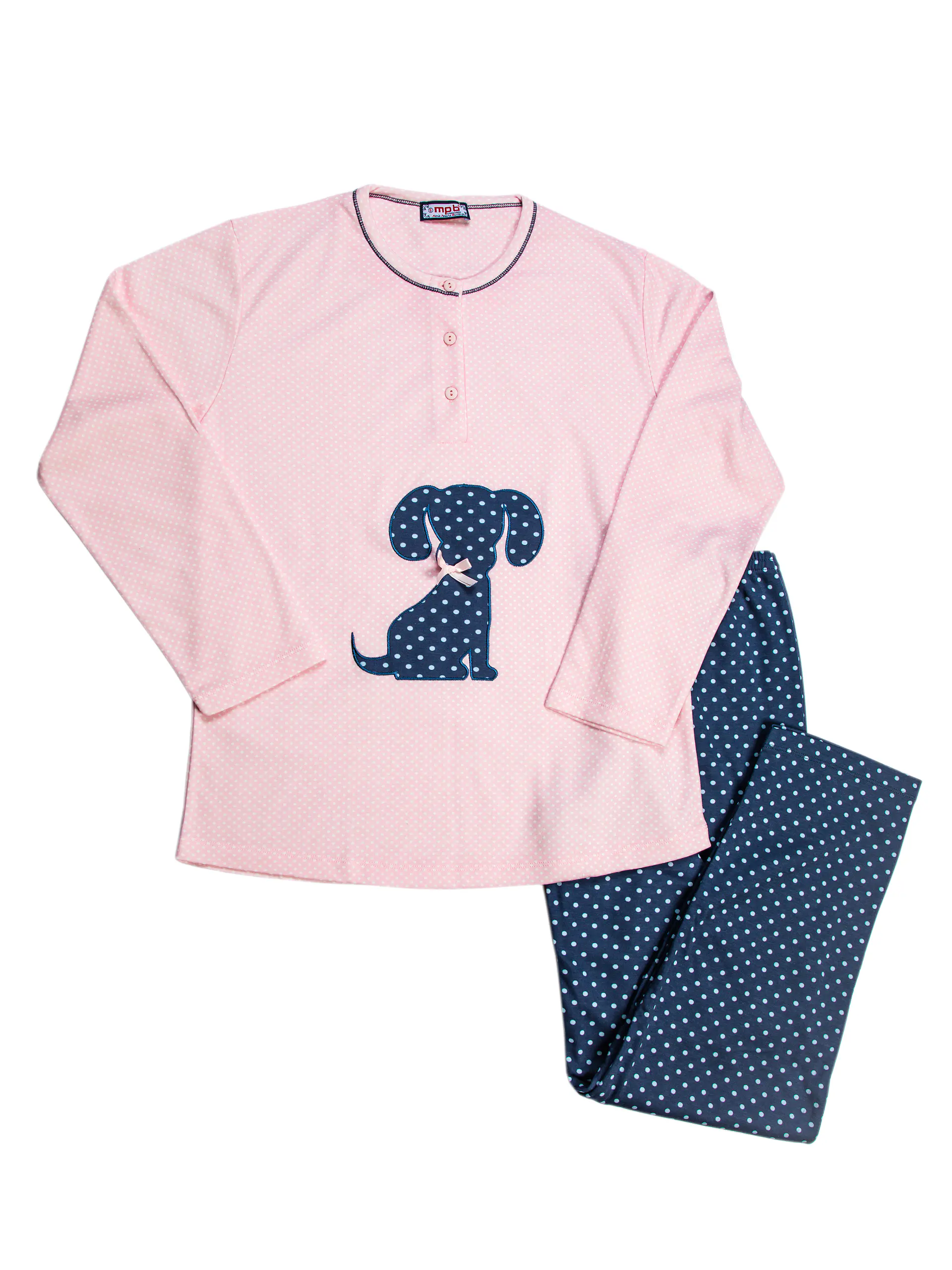 Pijama de senhora cardado 