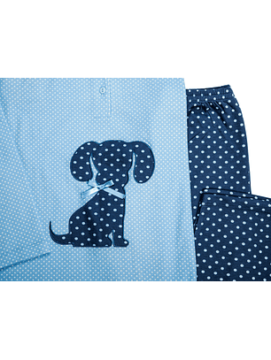 Pijama de senhora cardado 