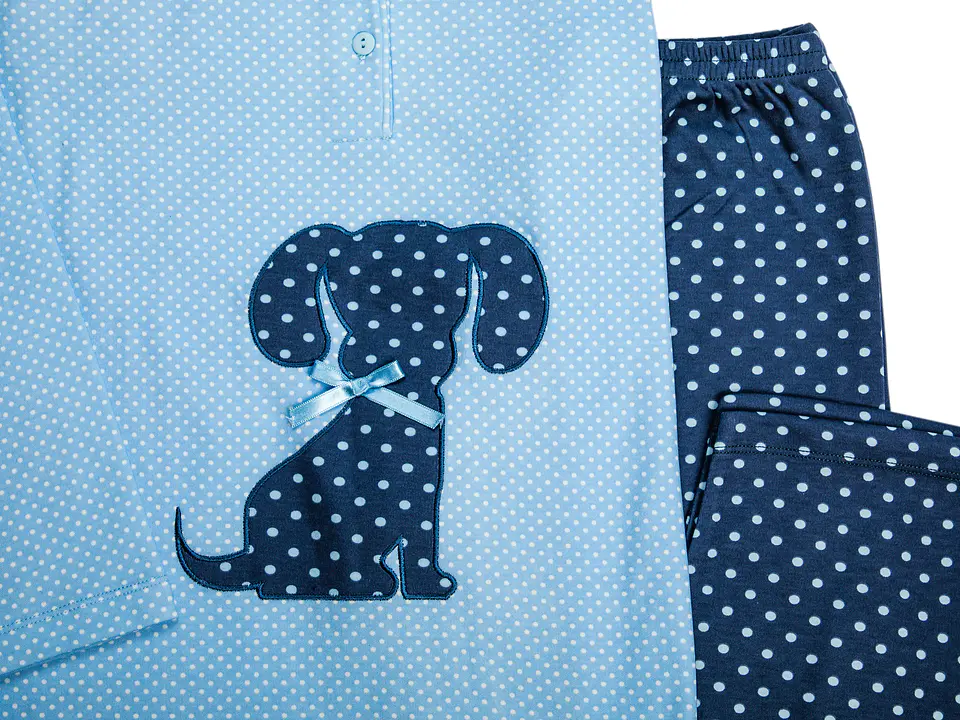 Pijama de senhora cardado 