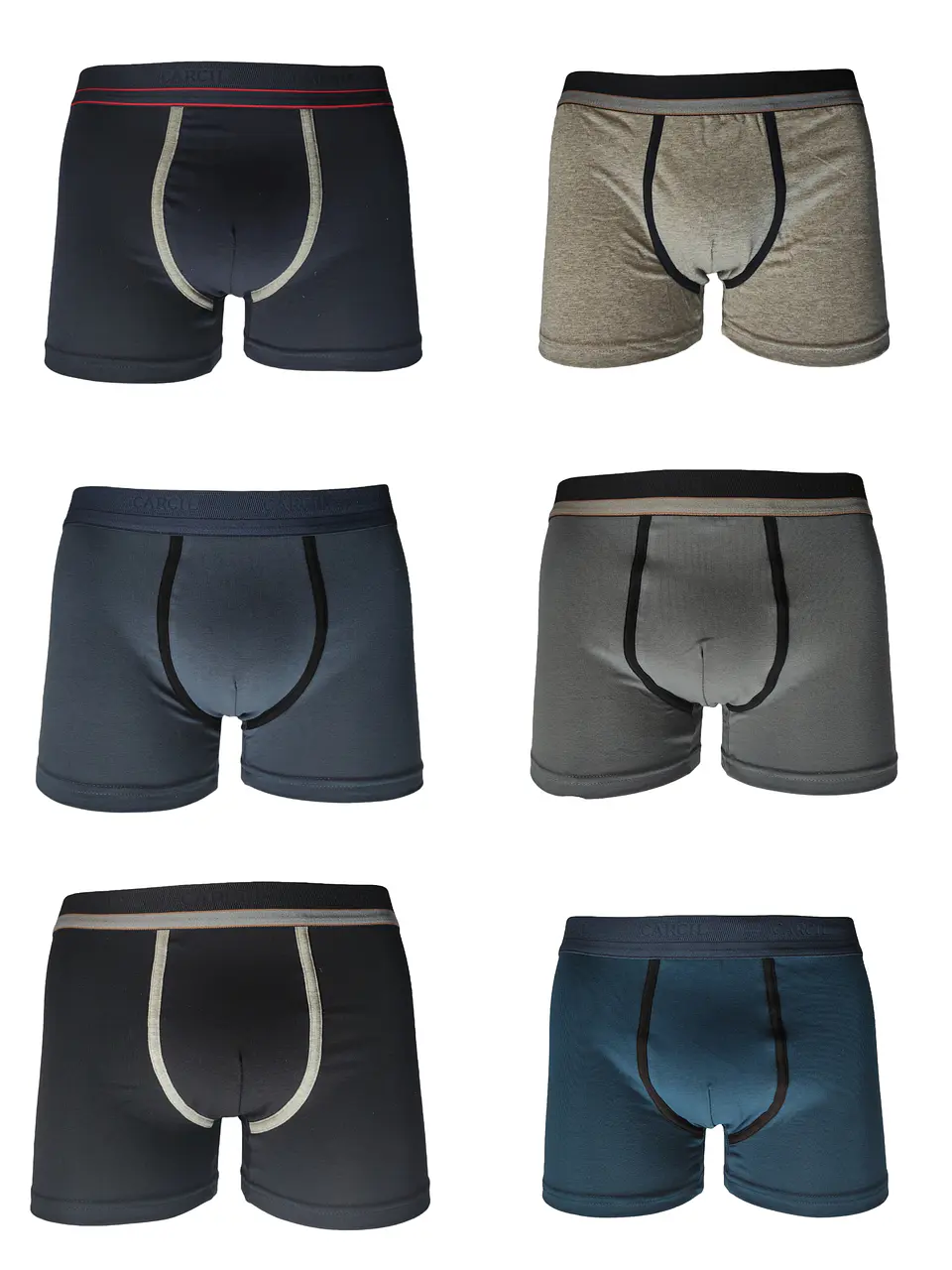 Boxer Homem Carcil - Pack de 6  (até ao tamanho 50) 5