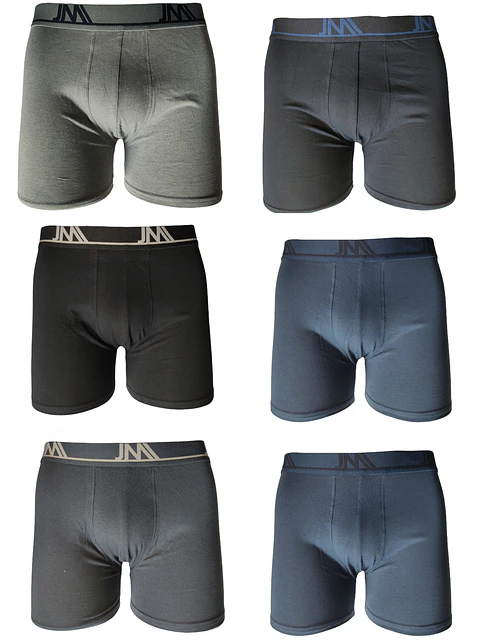 Pack de 6 Boxers Homem - do S ao XXL