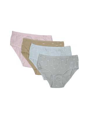 Cueca de algodão estampada 