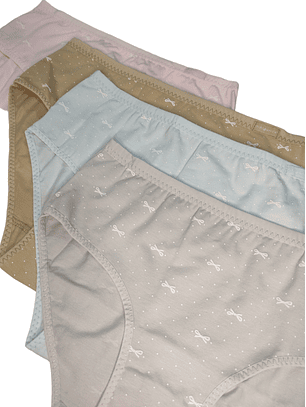 Cueca de algodão estampada 