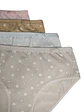 Cueca de algodão estampada 