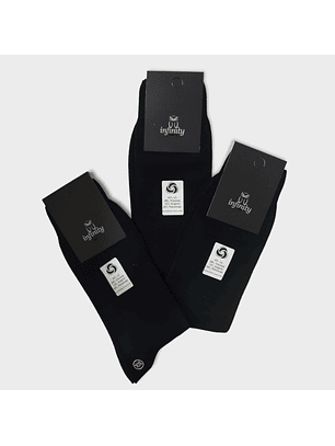 Meia de lã e angorá - Pack de 3