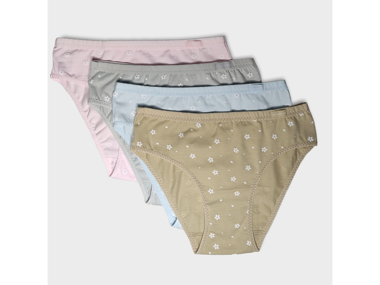 Bikini de algodão estampado 