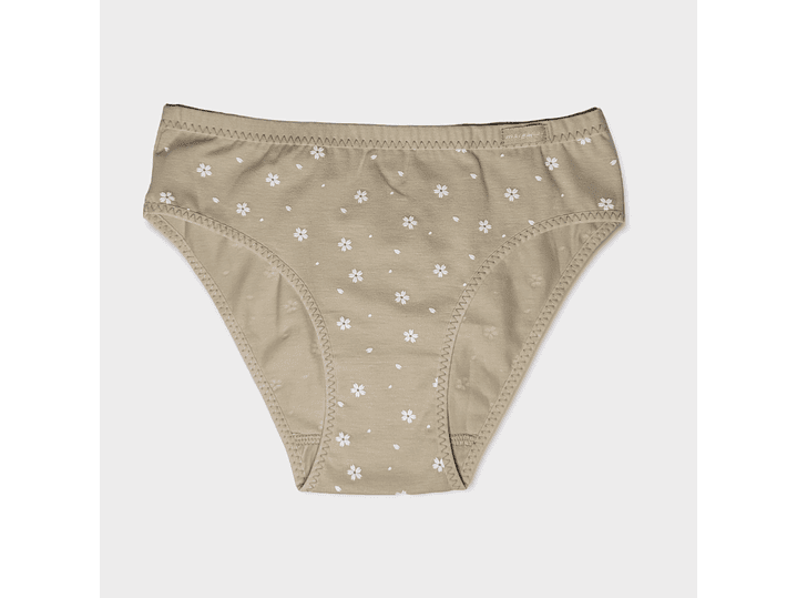 Bikini de algodão estampado 