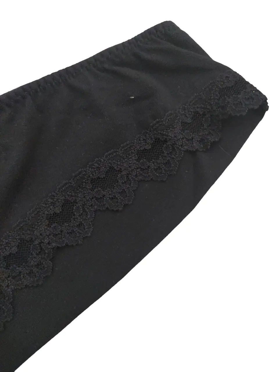 Tanga brasileira em algodão com renda - Pack de 2 3
