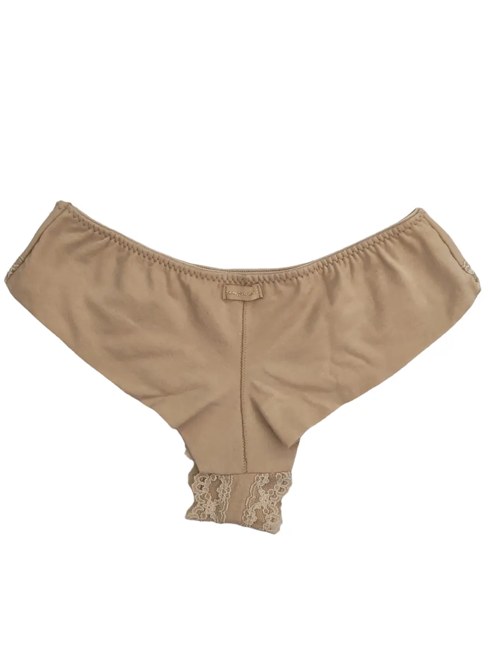 Tanga brasileira em algodão com renda - Pack de 2 5