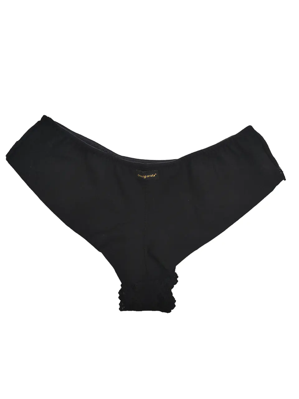 Tanga brasileira em algodão com renda - Pack de 2 7