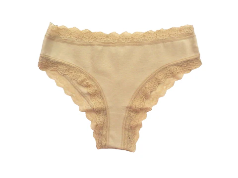 Bikini de senhora algodão e renda  - Pack de 2 