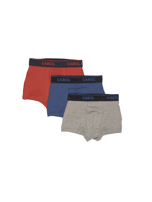 Boxers lisos - pack de 3 