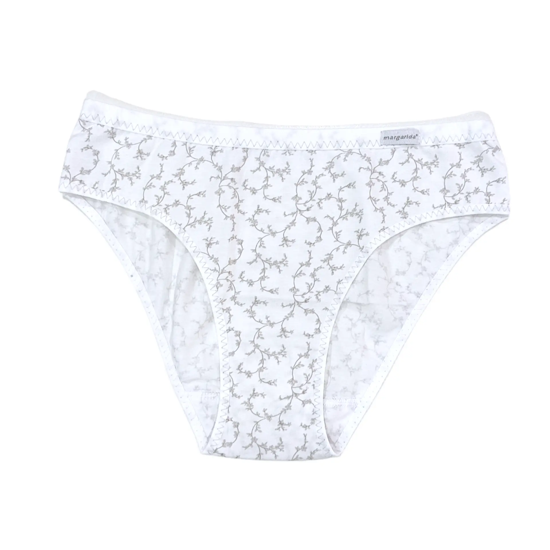 Biquini de algodão estampado 