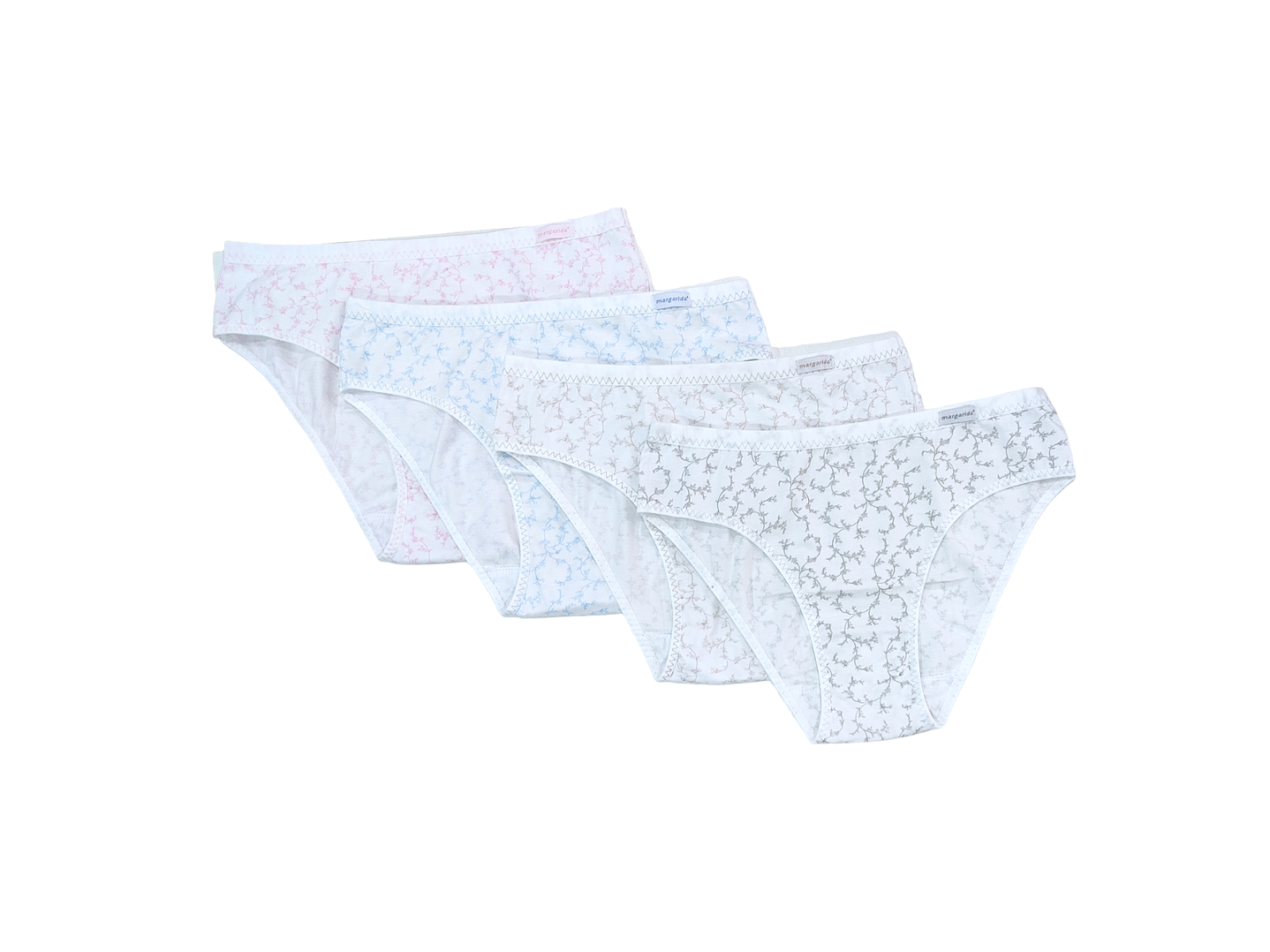 Biquini de algodão estampado 