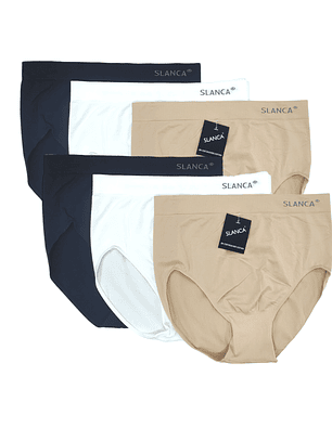 Cueca sem costuras Extra largo  - Pack de 6 