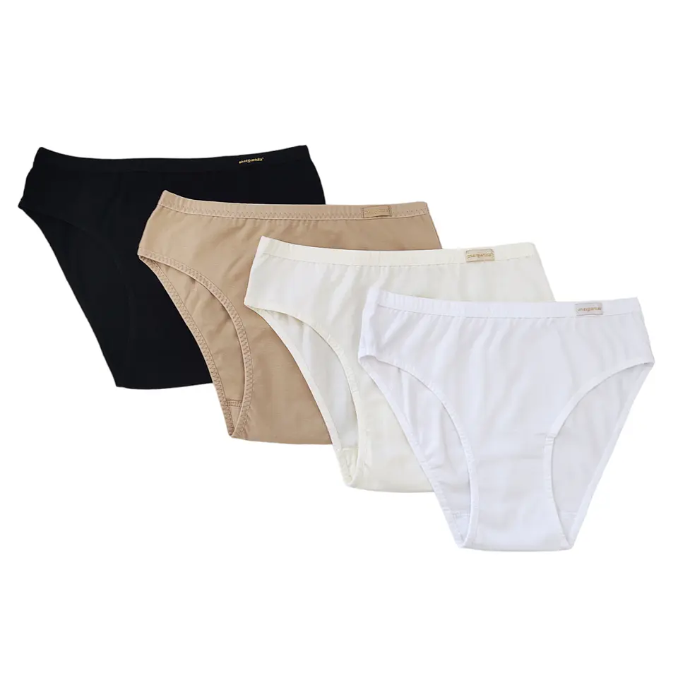 Bikini básico de algodão marca Margarida - pack de 4  3
