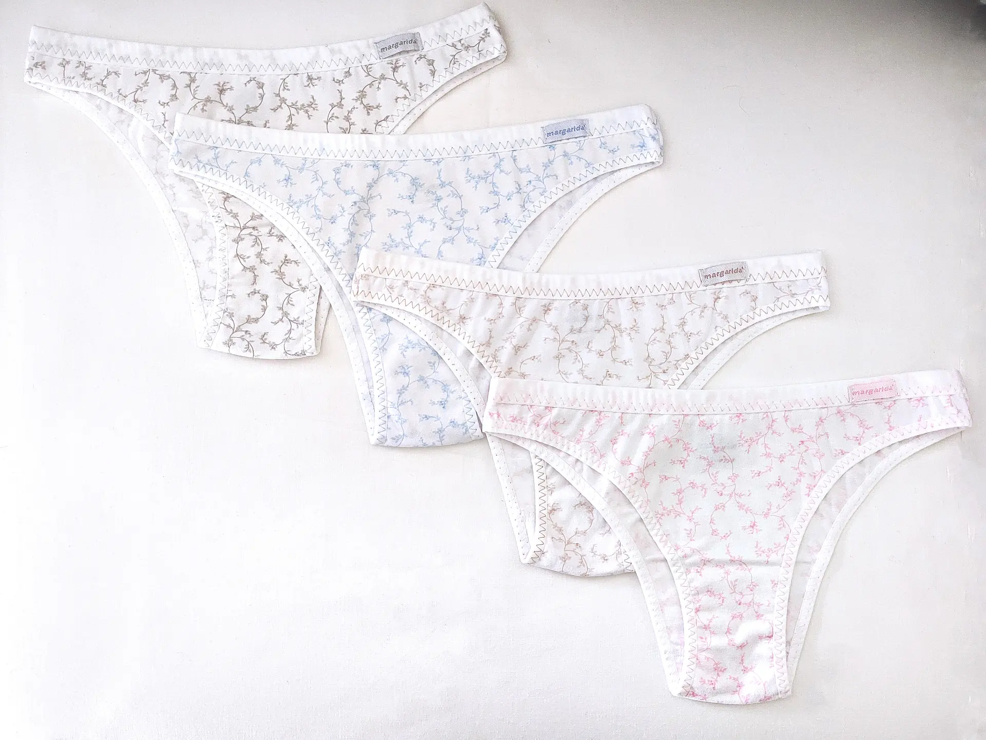 Bikini  de algodão - pack de 4 1