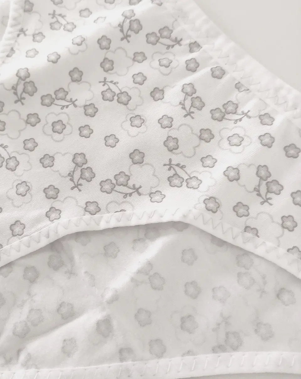 Bikini de algodão estampado 