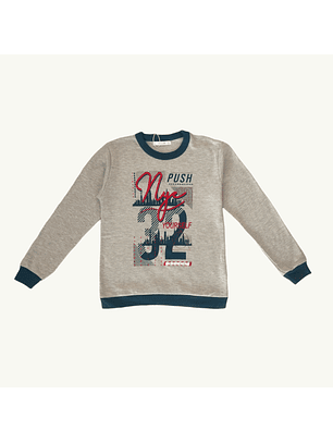 Pijama de rapaz com bolsos em algodão