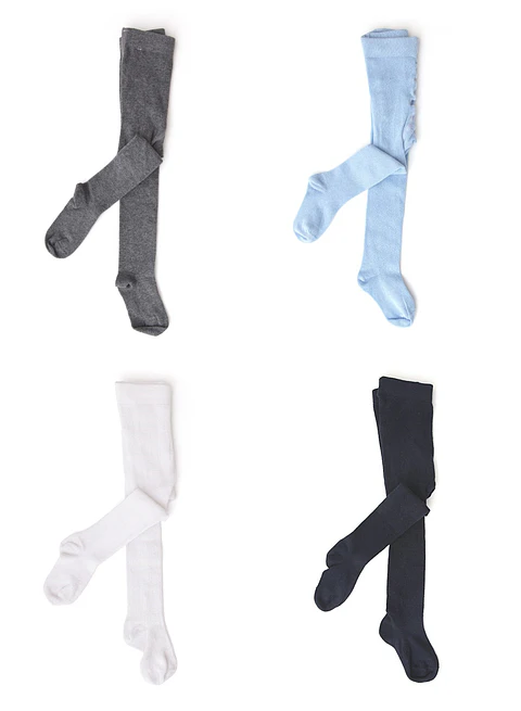Collant em algodão para bebé - Pack de 4