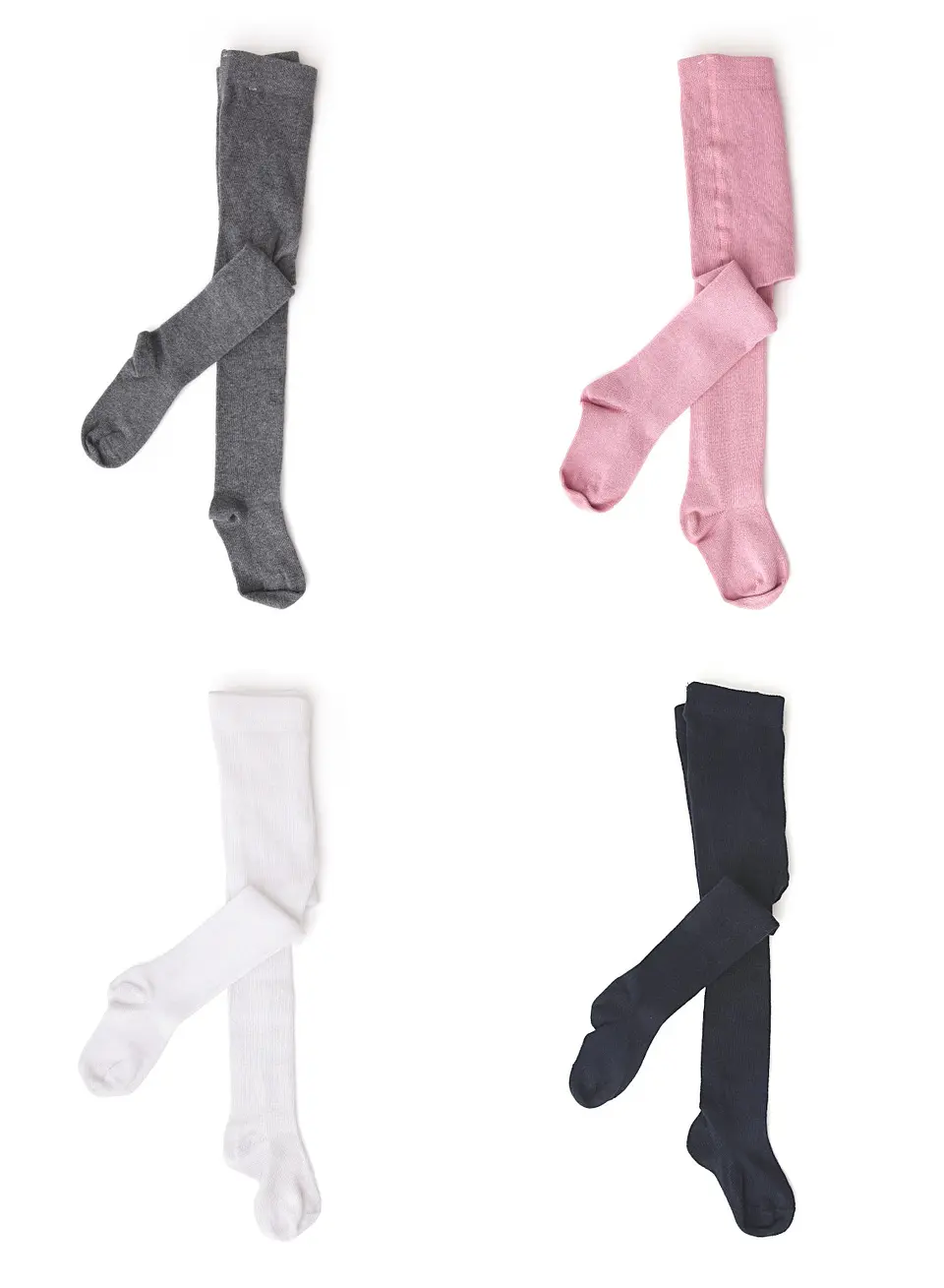 Collant em algodão para bebé - Pack de 4 7