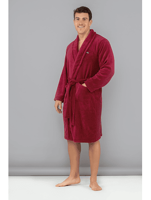 Robe de homem de traçar em coralina 