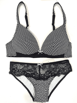 Conjunto de lingerie triangular