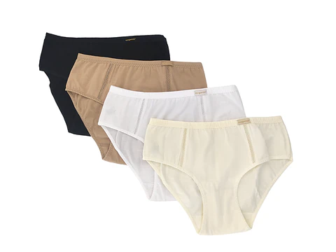 Cueca em algodão Margarida - Pack de 4