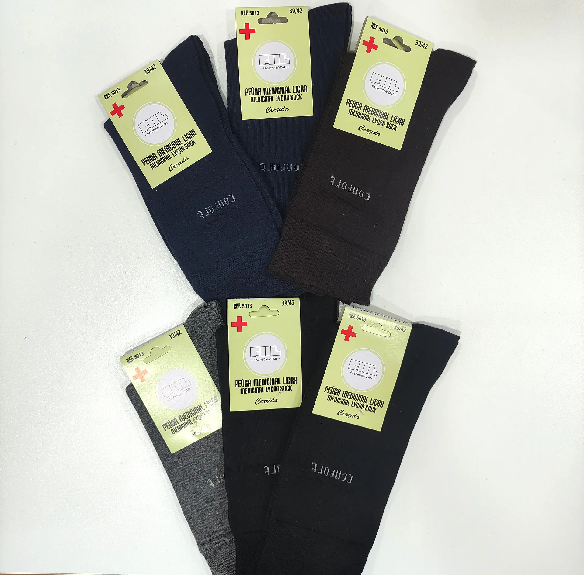 Meia Medicinal Confort - Pack de 6  4