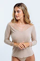 Camisola de interior em modal com renda - Thumbnail 1